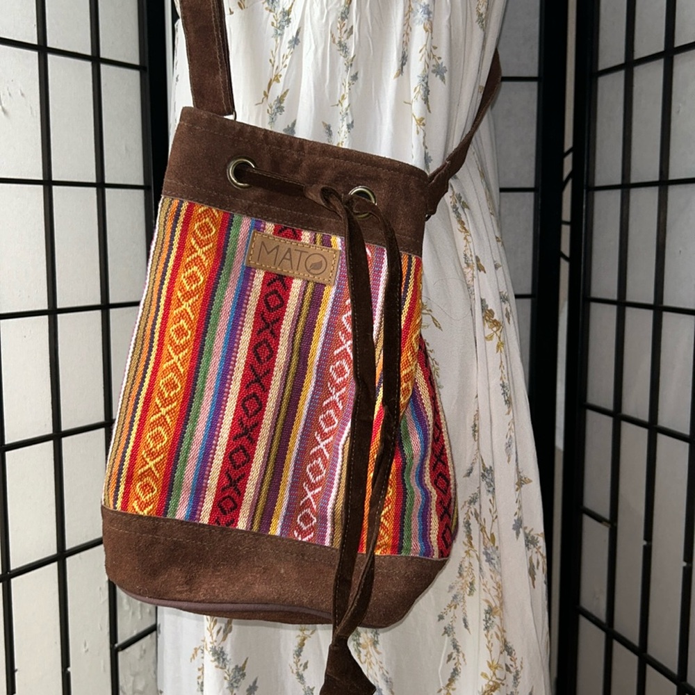 Vesper Sling Crossbody Drawstring Bag – mato